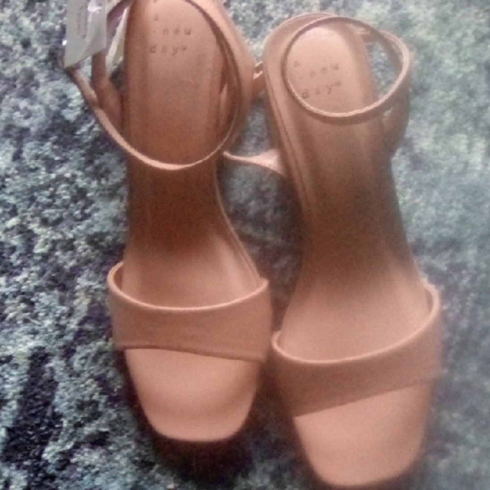 a new day Beige Open-Toe Sandals